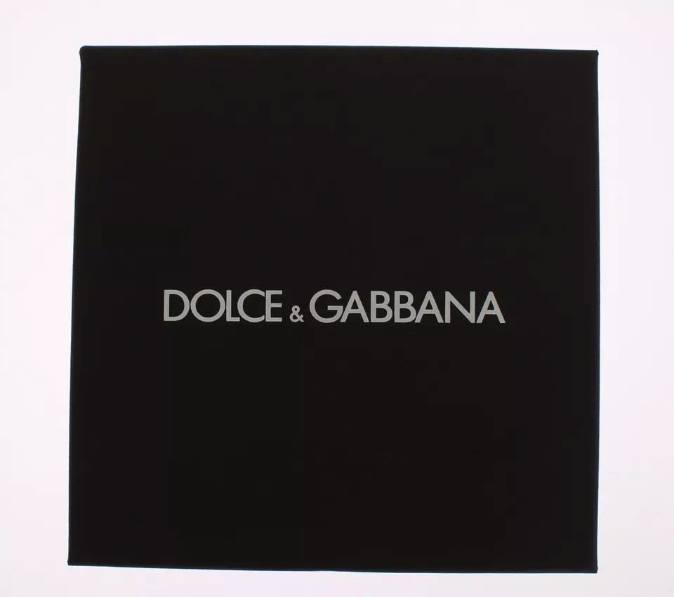 Брелок Dolce & Gabbana Серебро Коричневый Рафия Кожа Застежка-карабин Цепочка