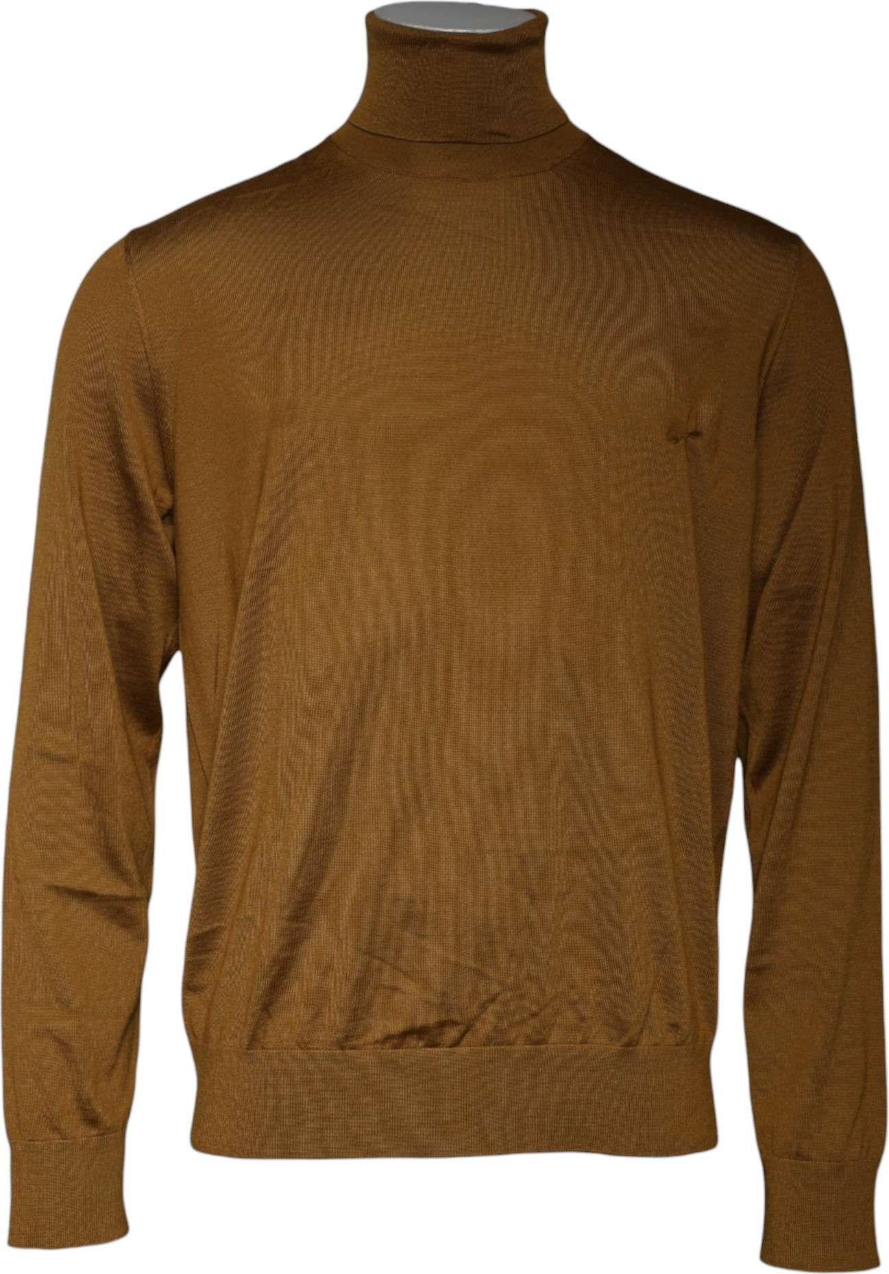 Jigarrangli jun bo'yinli sviter D&G