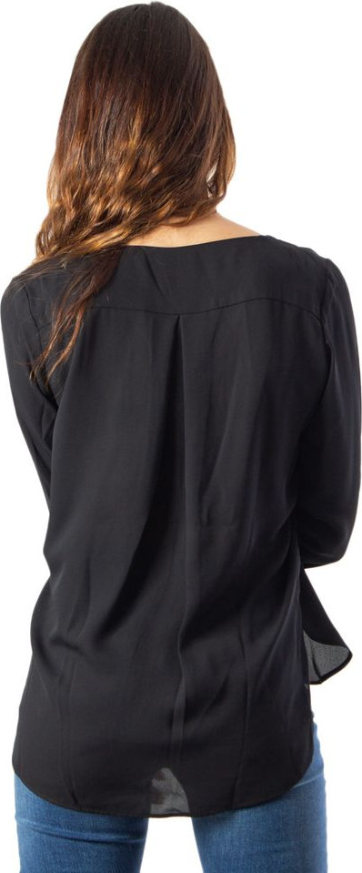 Черная блузка Vila Clothes из полиэстера