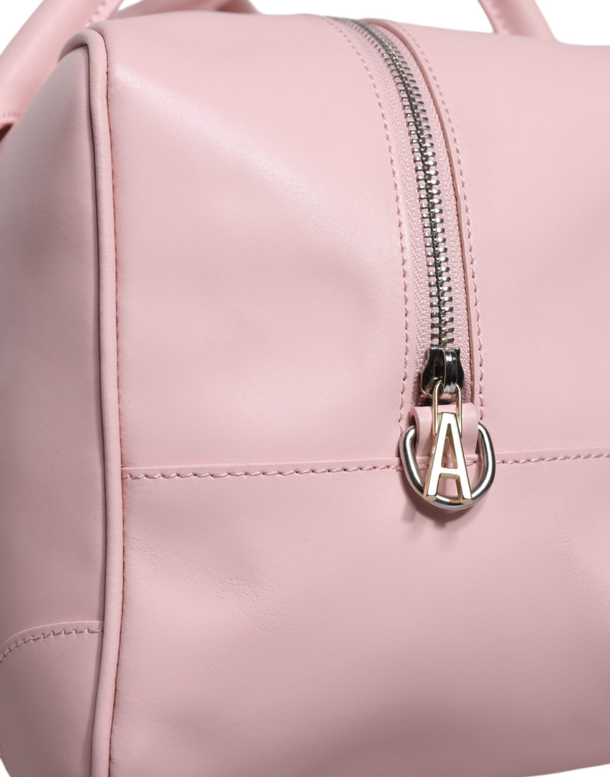 Handbag ANIYE BY Pink Leather Logo Top Handle Duffel
