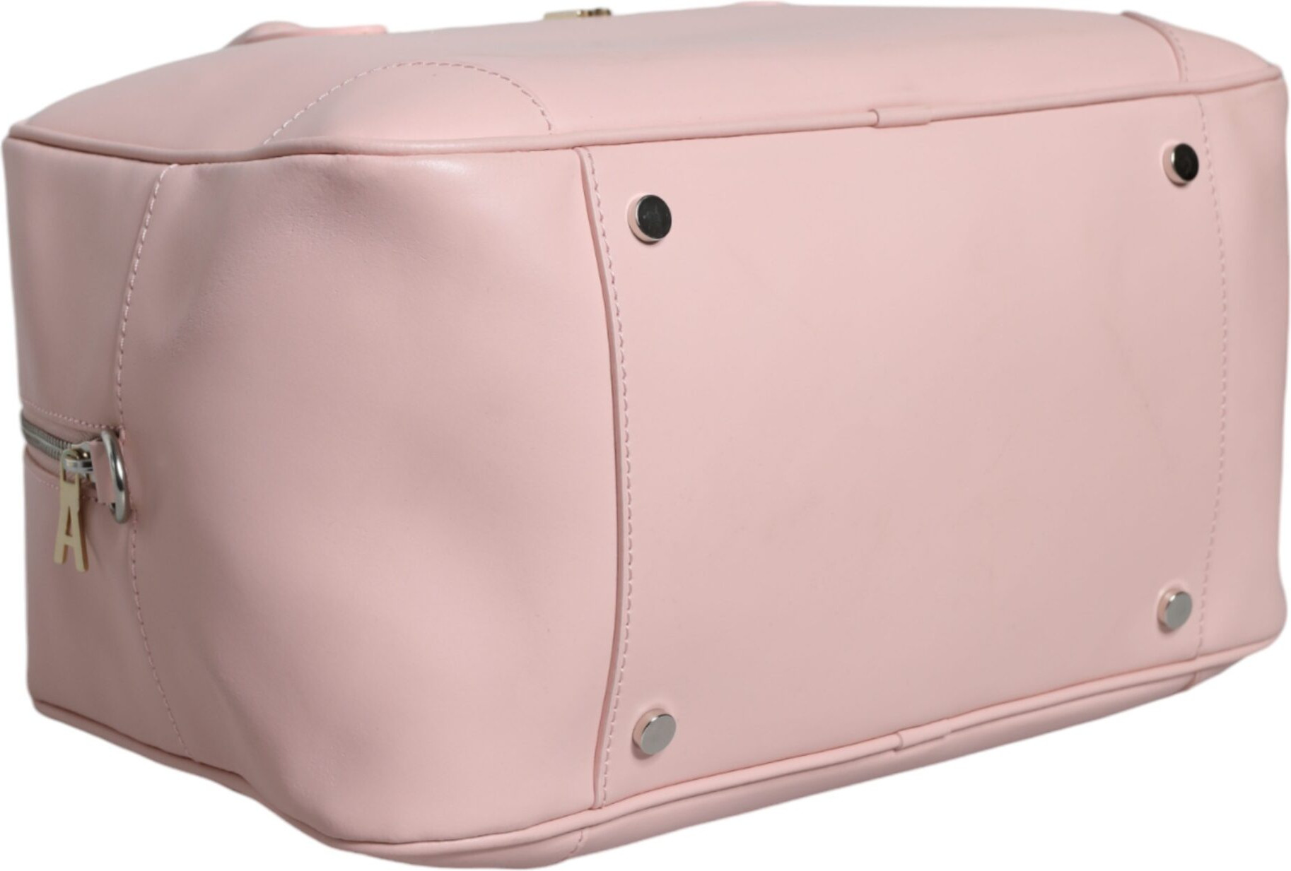 Handbag ANIYE BY Pink Leather Logo Top Handle Duffel