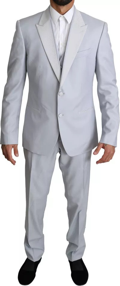 Костюм Dolce & Gabbana Light Blue SICILIA из шерсти 3-piece