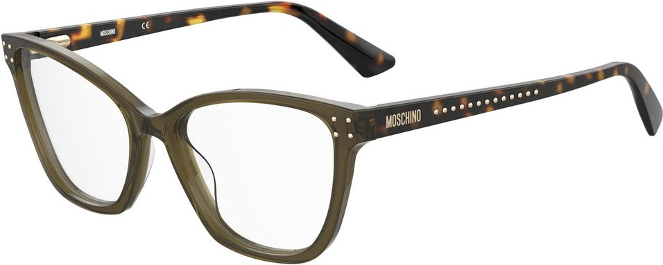 Bicolor Acetate Glasses Frames Moschino