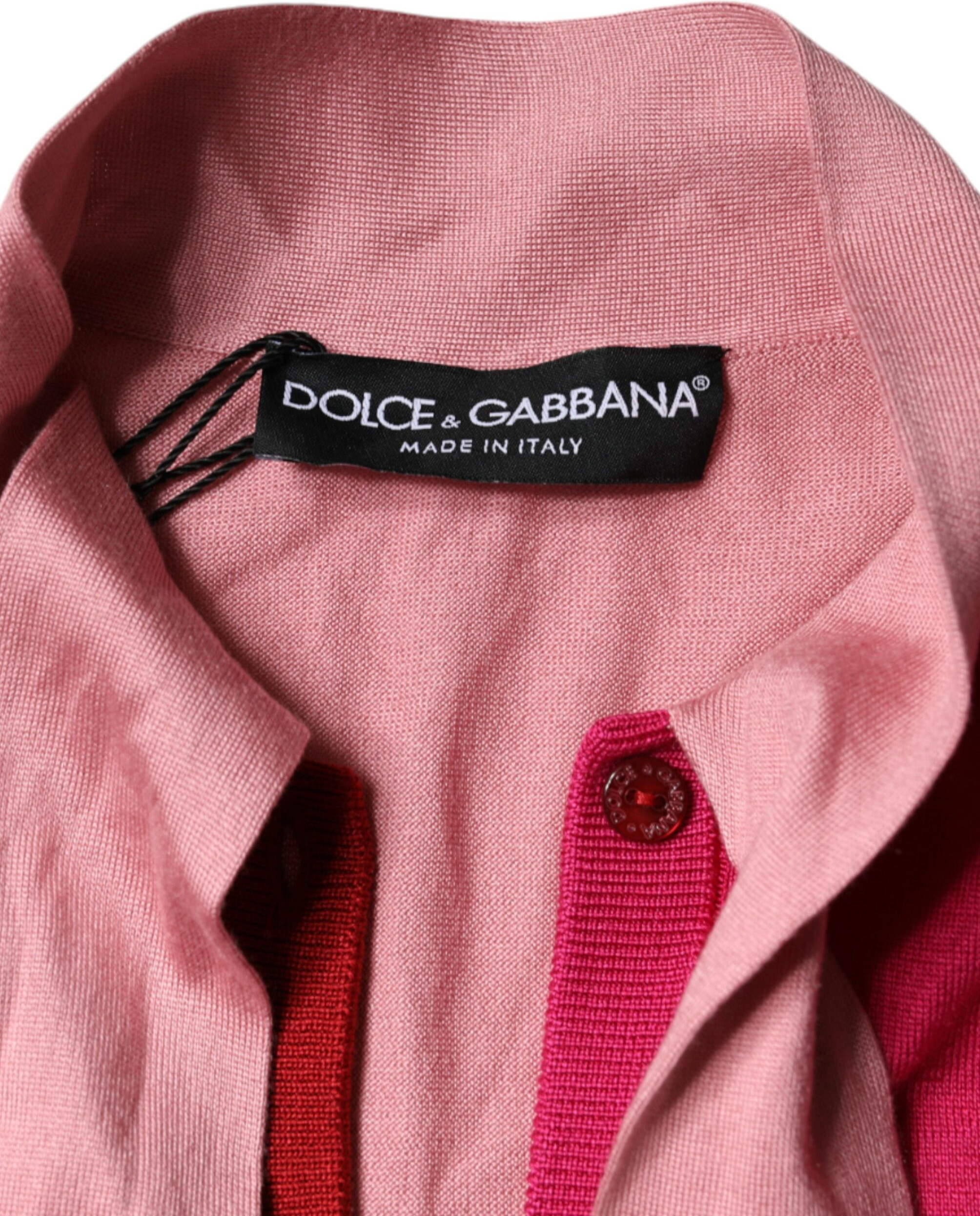 Розовый топ с коротким рукавом Dolce & Gabbana
