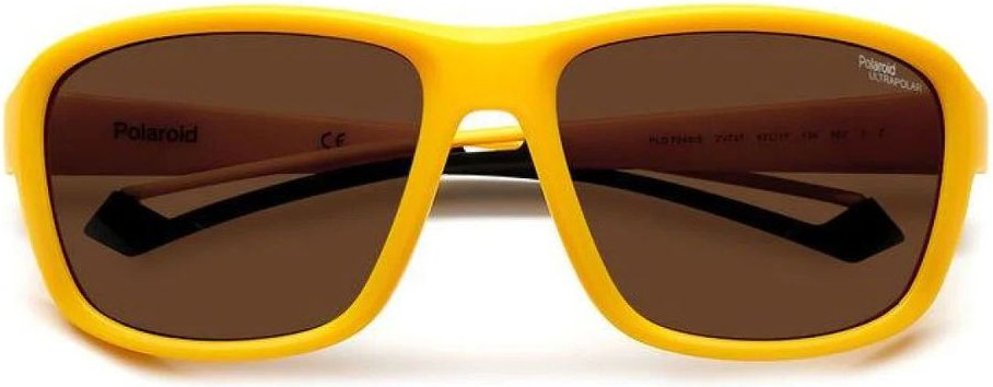 Sunglasses Polaroid Yellow Polycarbonate Sunglasses