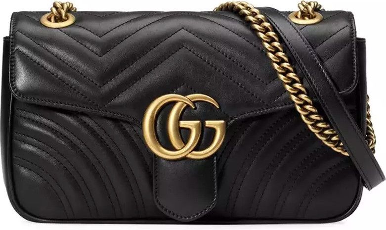 Сумка на плечо Gucci Элегантная стеганая кожа с узором «шеврон»