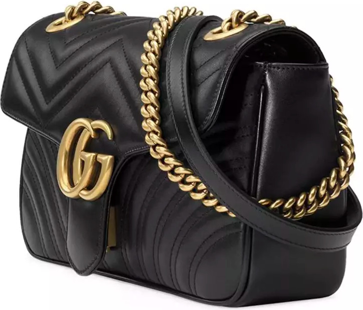 Сумка на плечо Gucci Элегантная стеганая кожа с узором «шеврон»