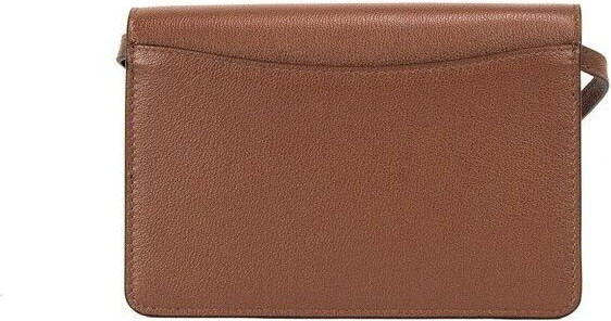 Crossbody Handbag Burberry Small Tan Embossed Logo Smooth Leather