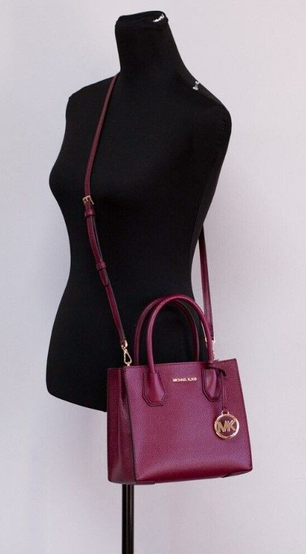 Handbag Michael Kors Mercer Medium Messenger Crossbody Handbag Purse