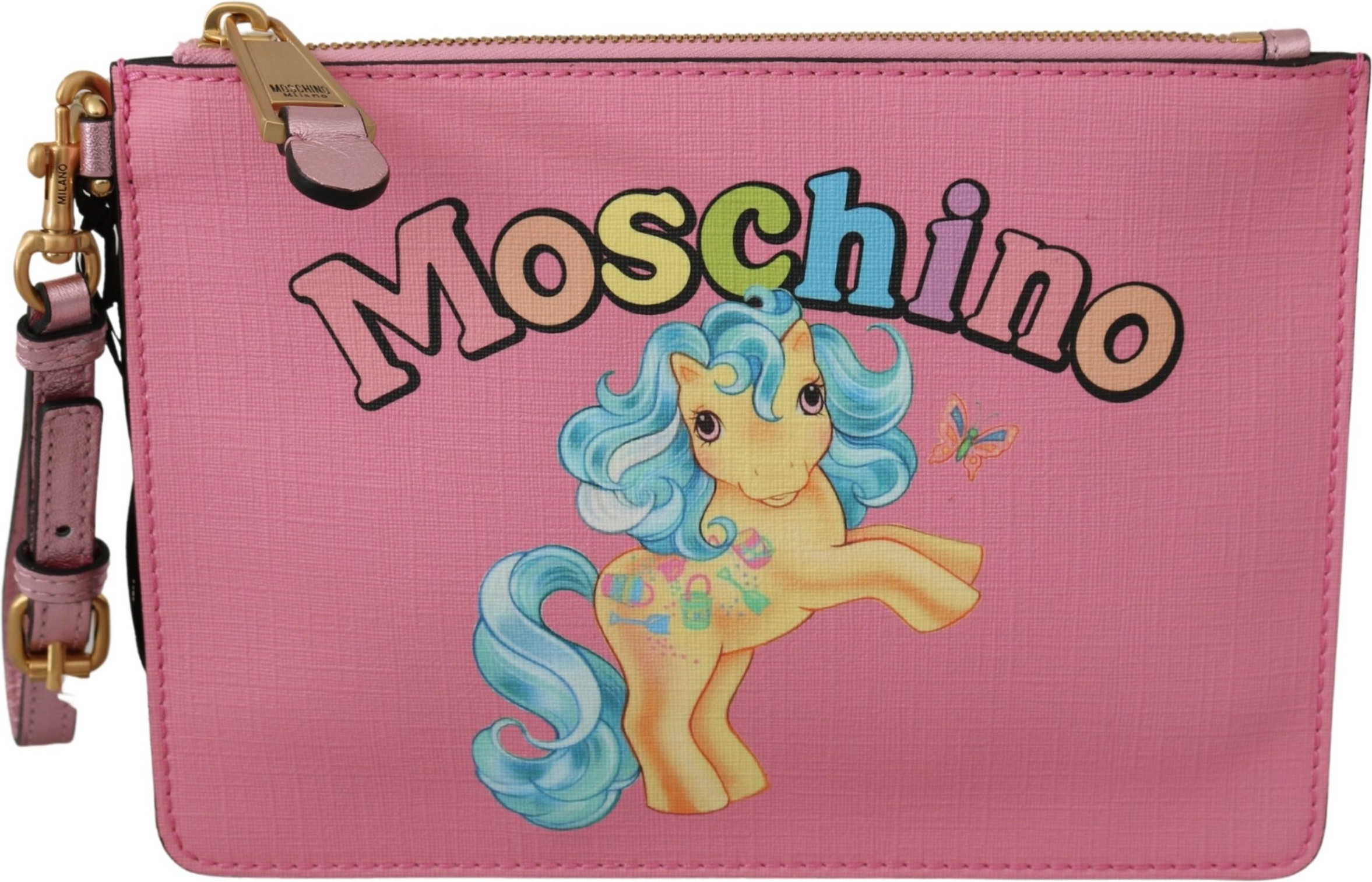 Moschino Elegant Bag Ochra Pumalak teri sumka