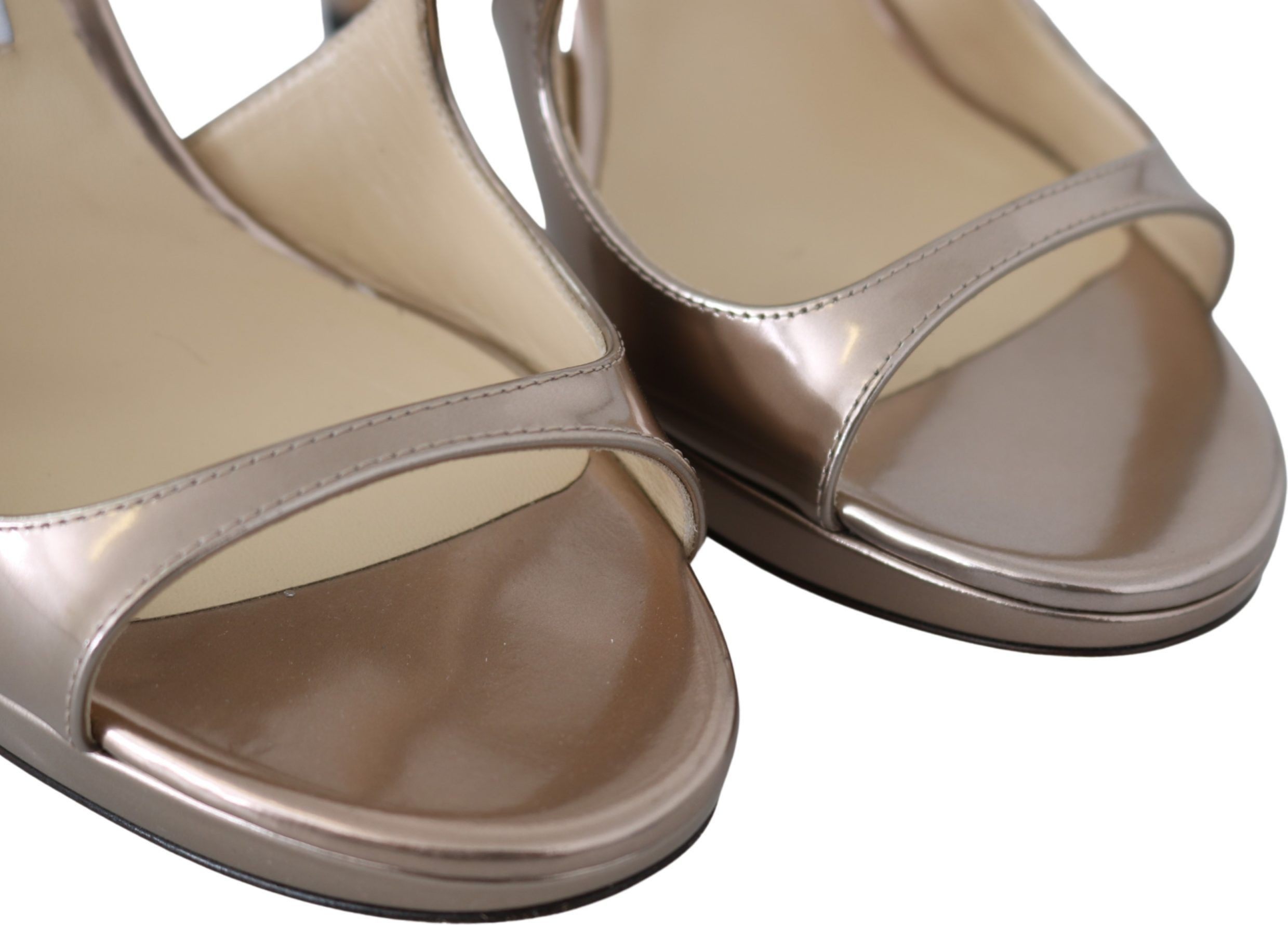 Jimmy Choo Eyewear ning Ballet Pink Charmdli Lance Sandal Shipkalari