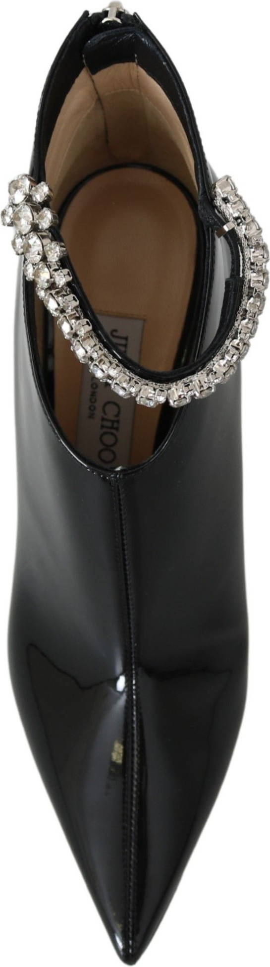 Black Leather Blaize 100 Pat Boots Shoes
