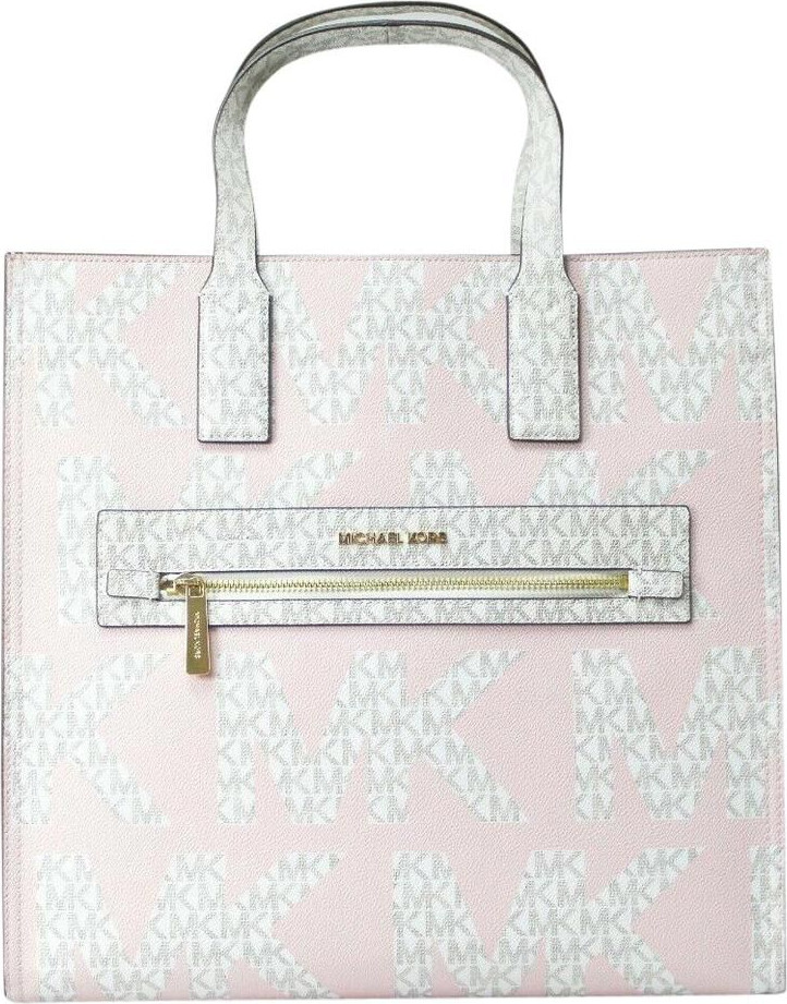 Сумка-тоут Michael Kors Kenly Large из кожи с графическим логотипом NS