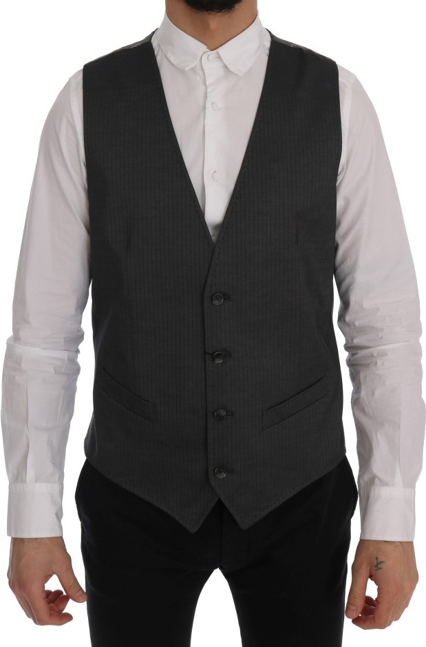 Gray STAFF Vest Dolce & Gabbana