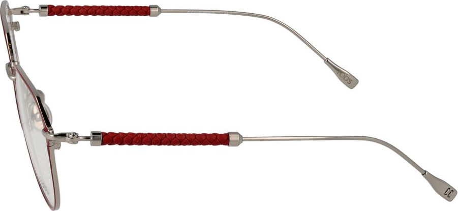 Tods Qizil Metall Ko'zoynak Ramkalari