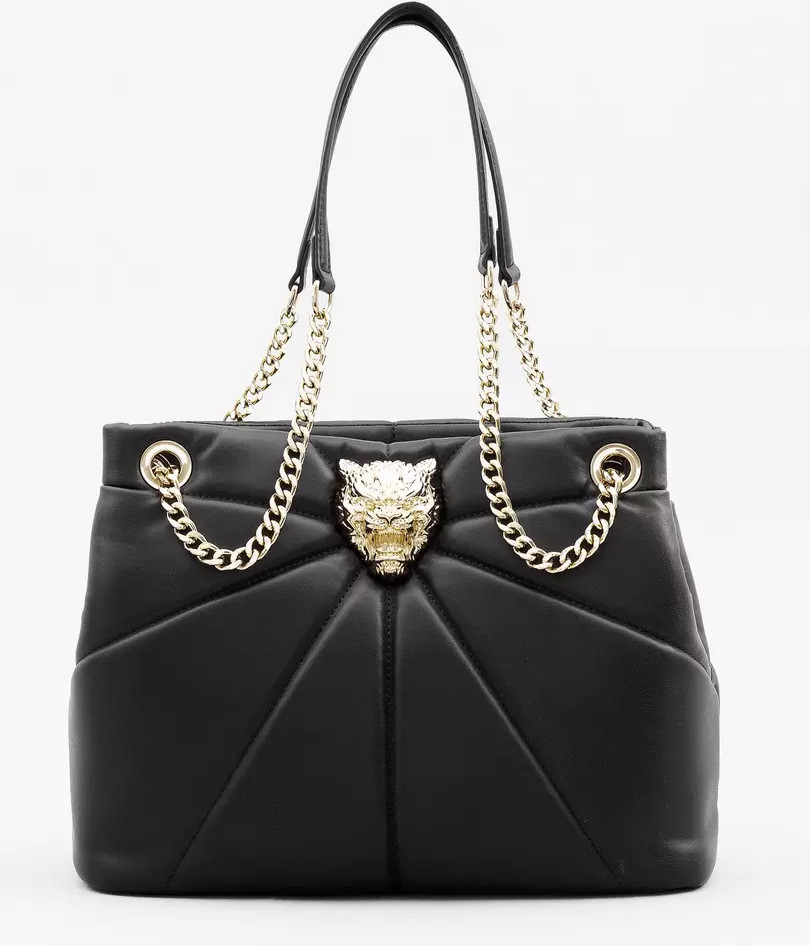 Tote Plein Sport Oltin zanjirli Elegant sun'iy charmdan yasalgan xaltacha