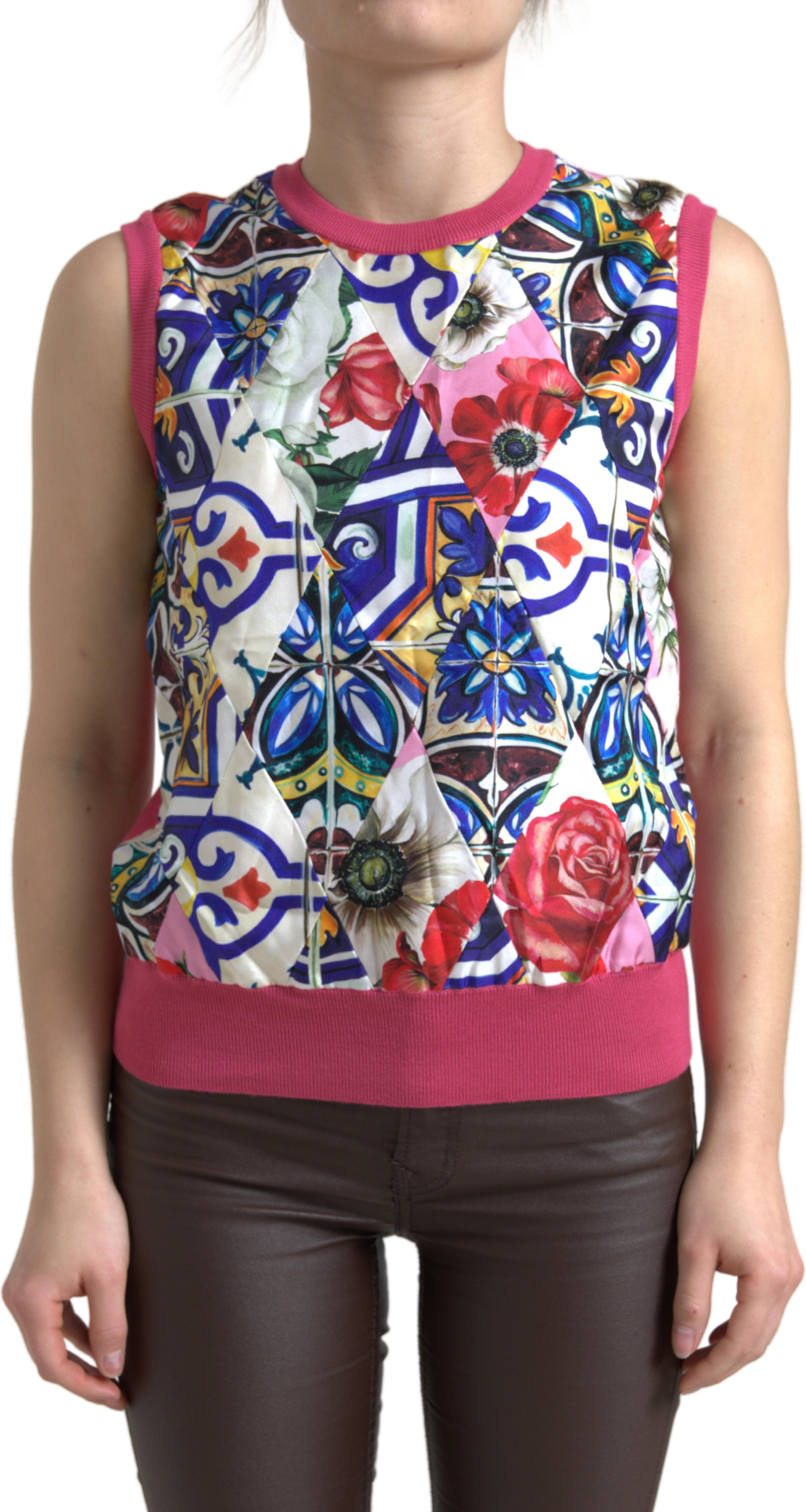 Топ с круглым вырезом Dolce & Gabbana