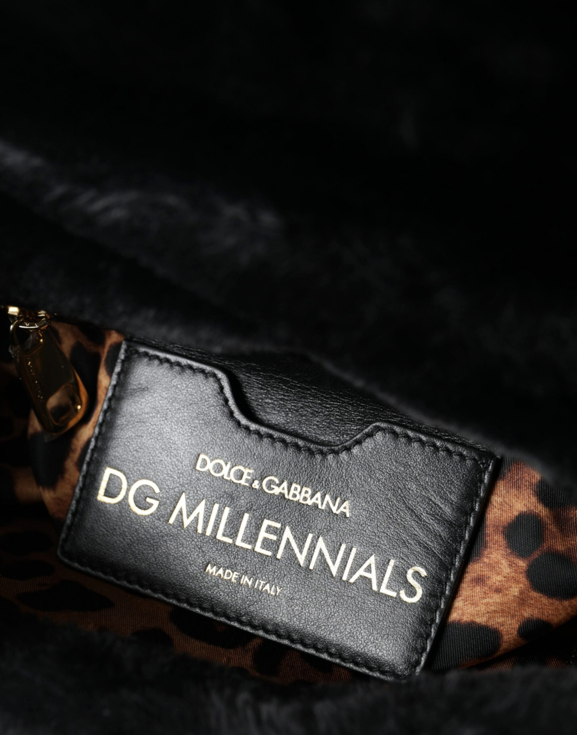 Сумка через плечо Dolce & Gabbana Изысканная с тиснением под крокодила 'Пантера'