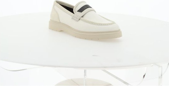 Beige Loafers Shoes Brunello Cucinelli