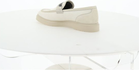 Beige Loafers Shoes Brunello Cucinelli