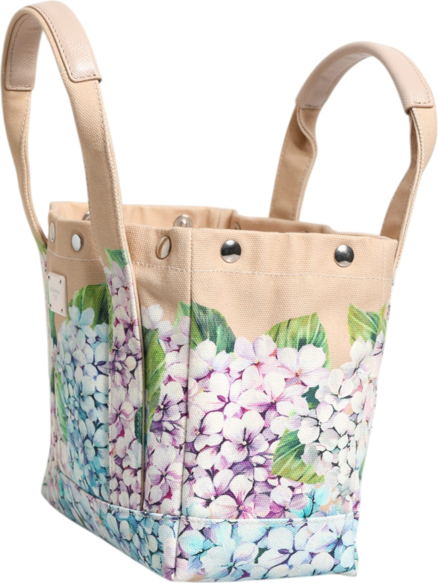 Tote Bag Dolce & Gabbana Multicolor Floral Canvas