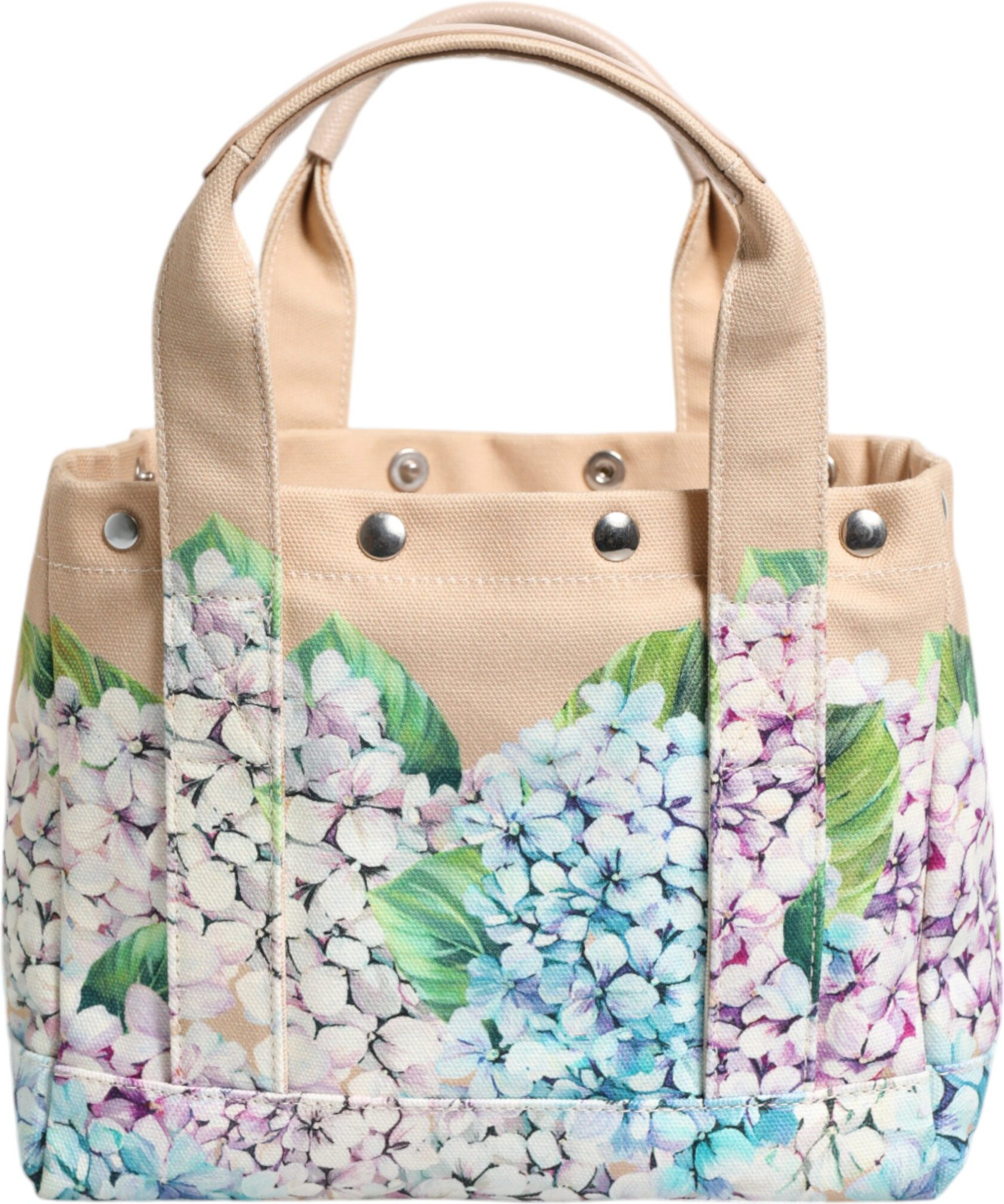 Tote Bag Dolce & Gabbana Multicolor Floral Canvas