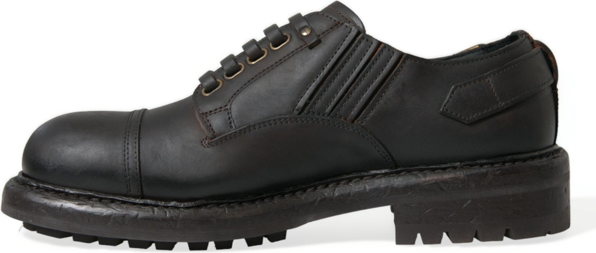 Мужские туфли Derby Dolce & Gabbana из натуральной кожи со шнуровкой
