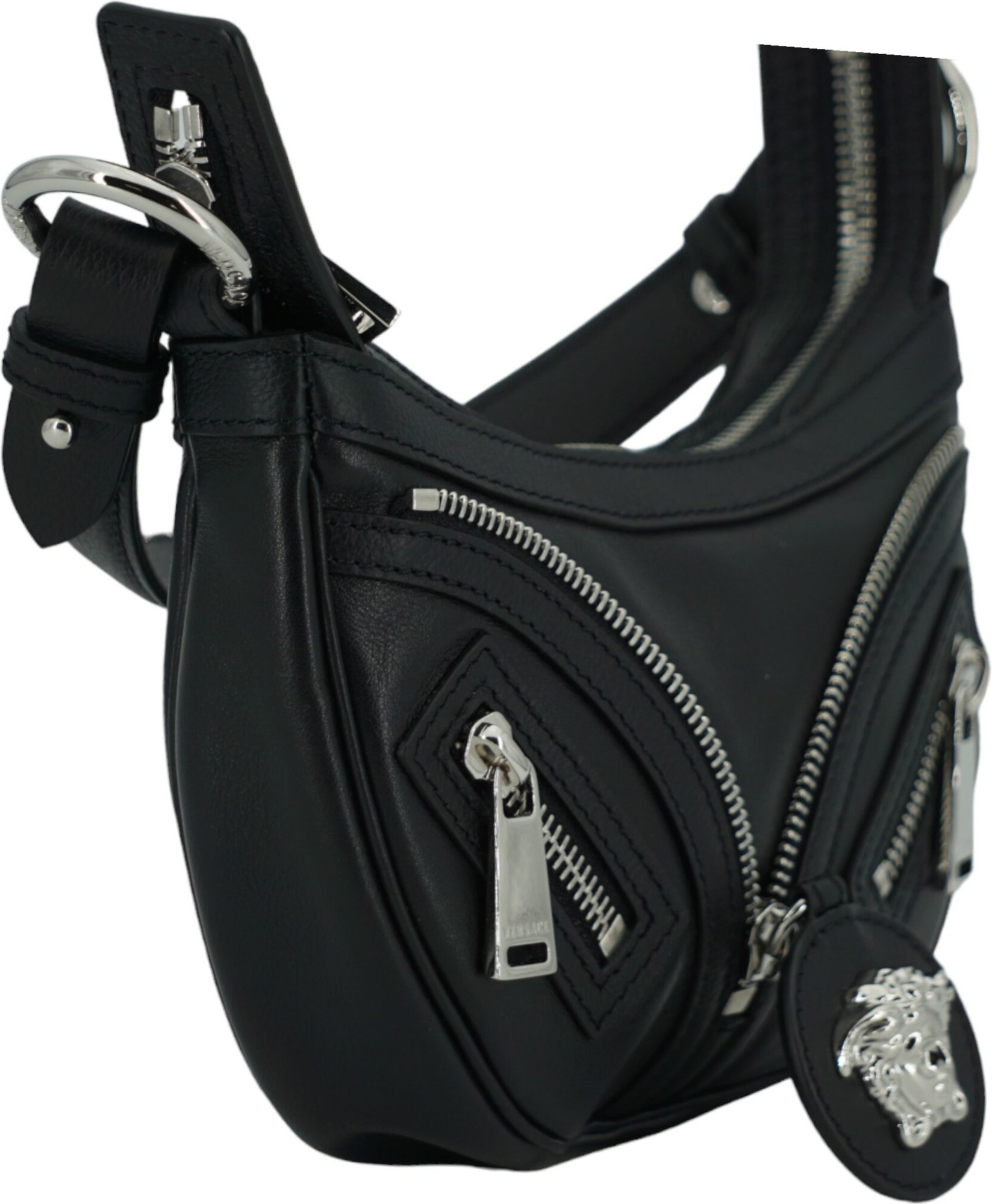 Сумка через плечо Versace Elegant Black Mini Hobo
