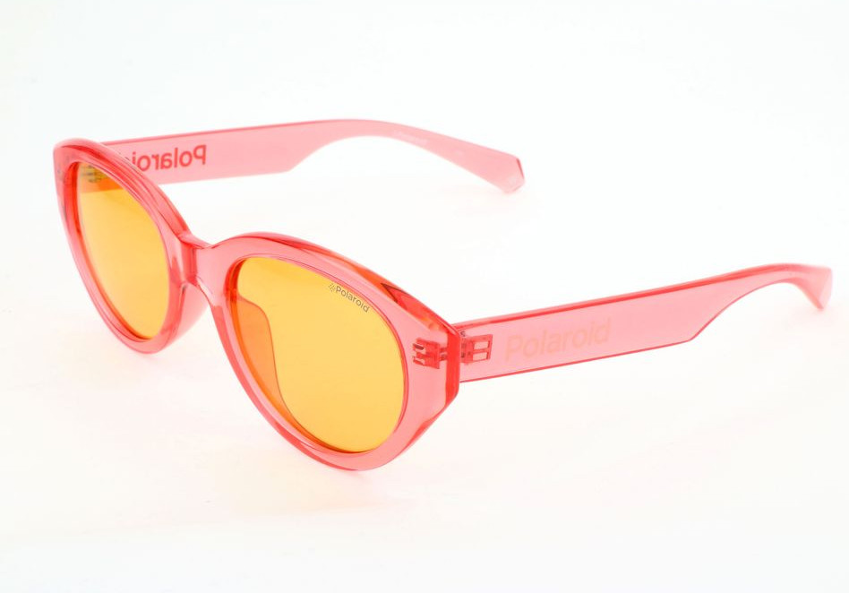 Polaroid Pink Zamshakli Ko'zoynak