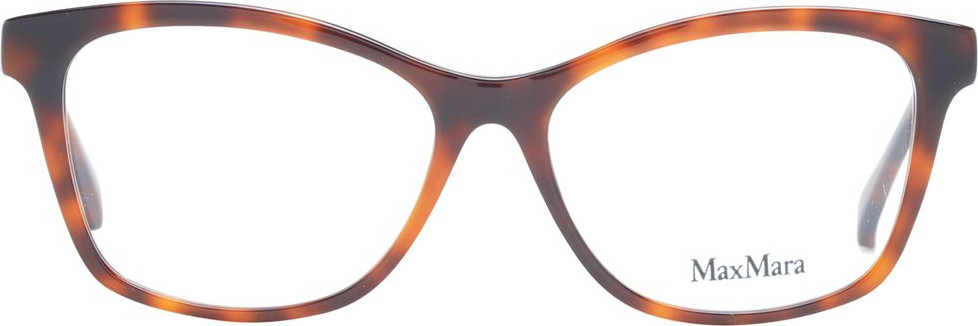 Коричневые пластиковые очки (оправа) Max Mara