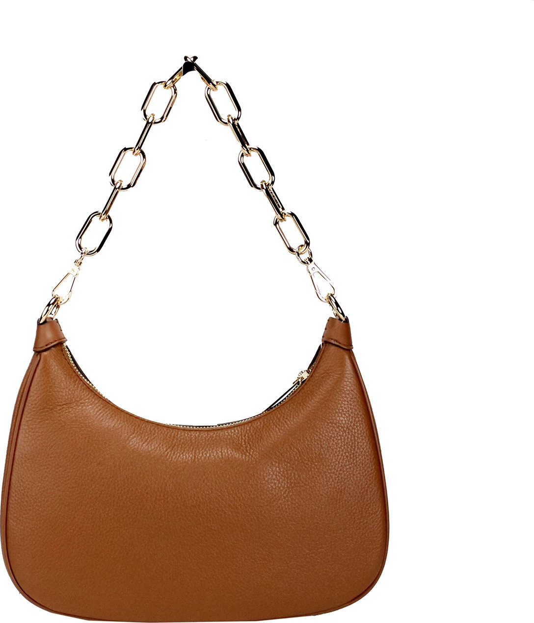 Crossbody sumkasi Michael Kors Cora Katta Luggage Zip Pouchette Zanjirli Yelkadan Osiladigan Sumka