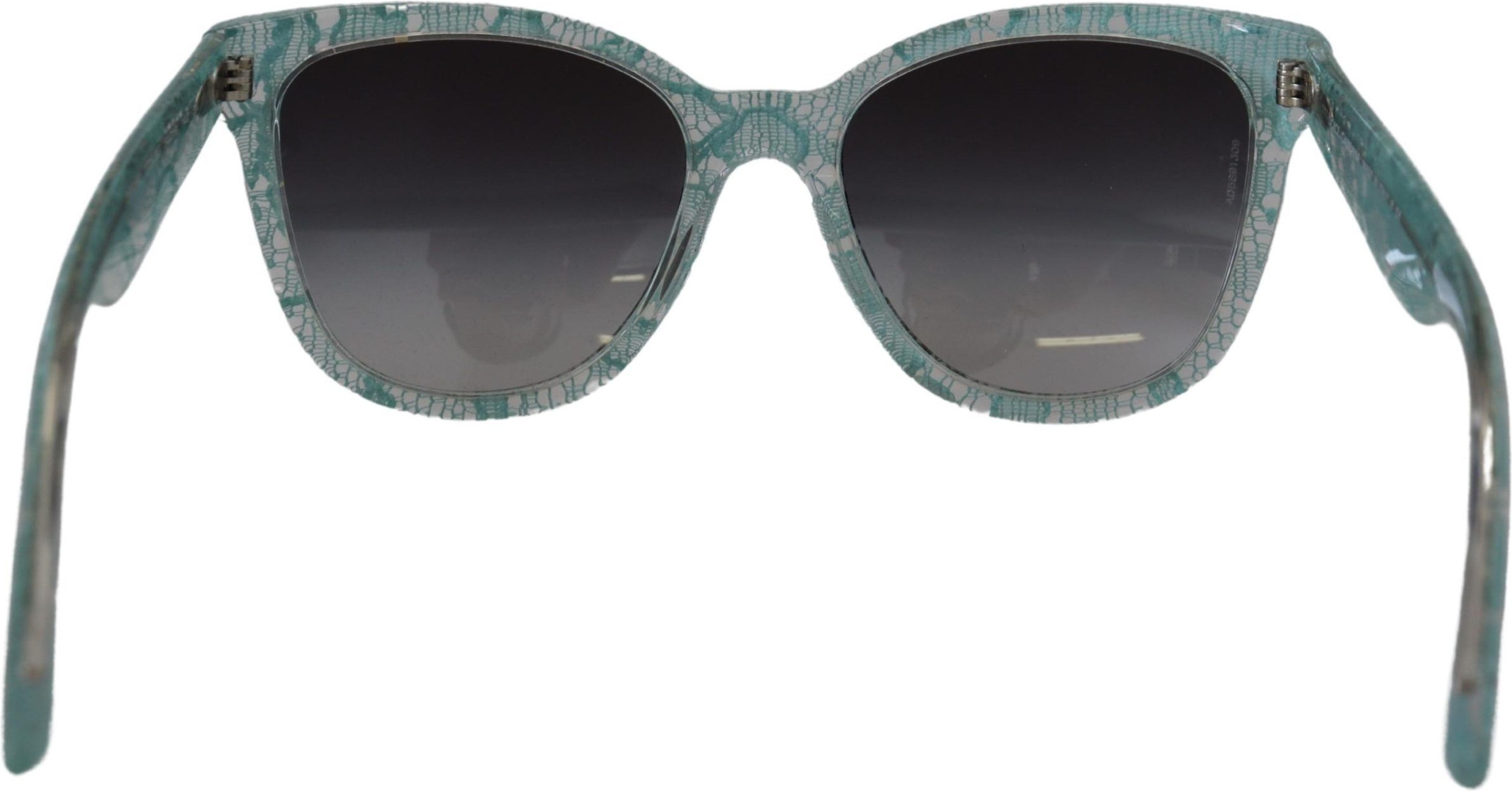 Sunglasses Dolce & Gabbana Blue Lace Acetate Crystal Round