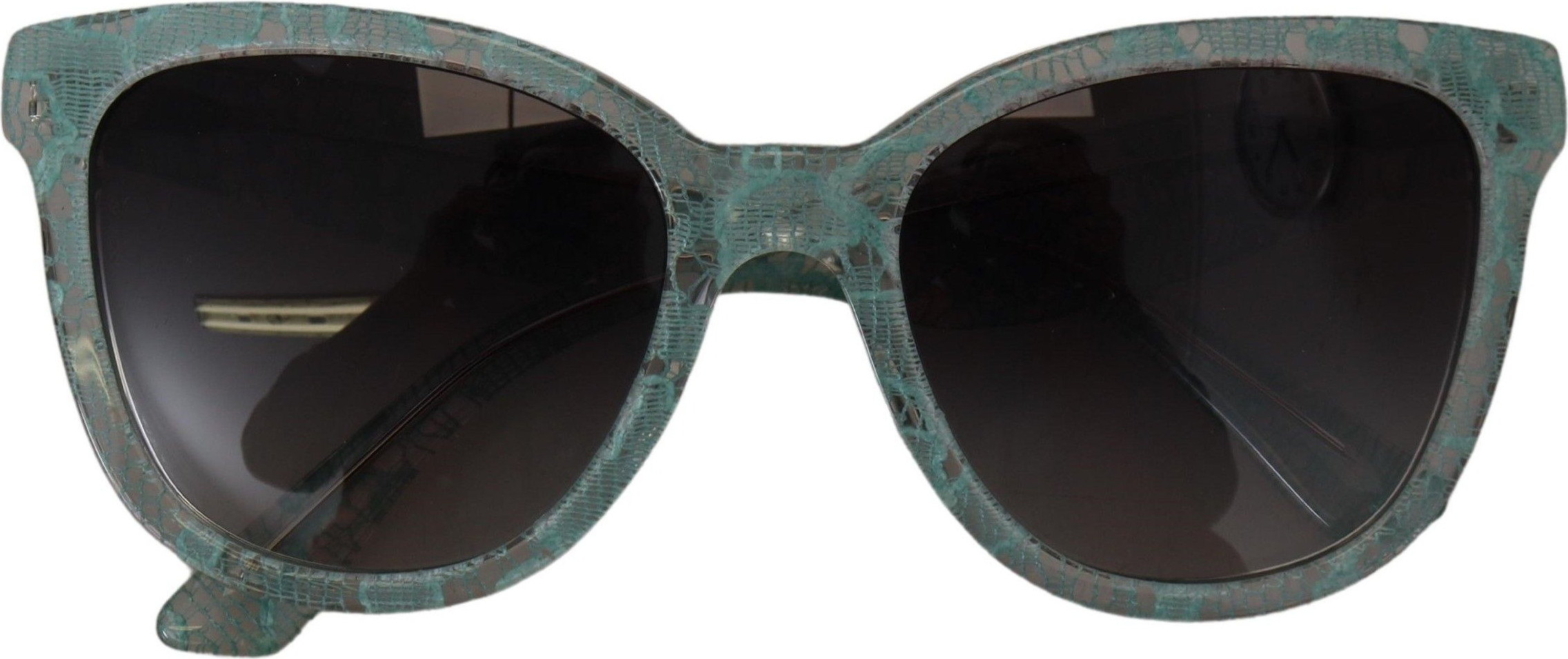 Sunglasses Dolce & Gabbana Blue Lace Acetate Crystal Round