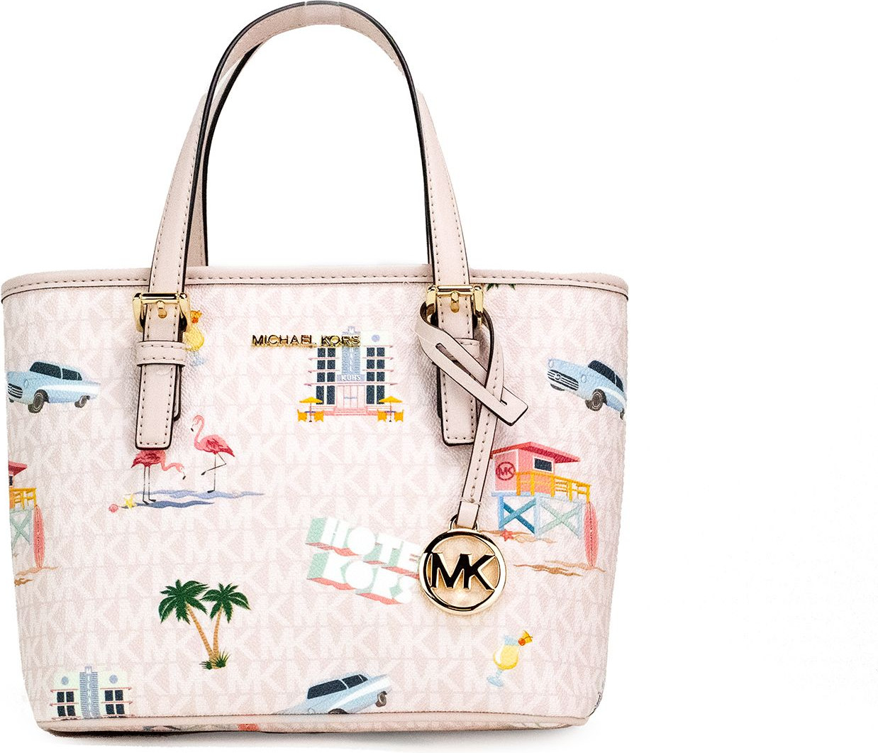 Tote sumkasi Michael Kors Jet Set Beach Powder