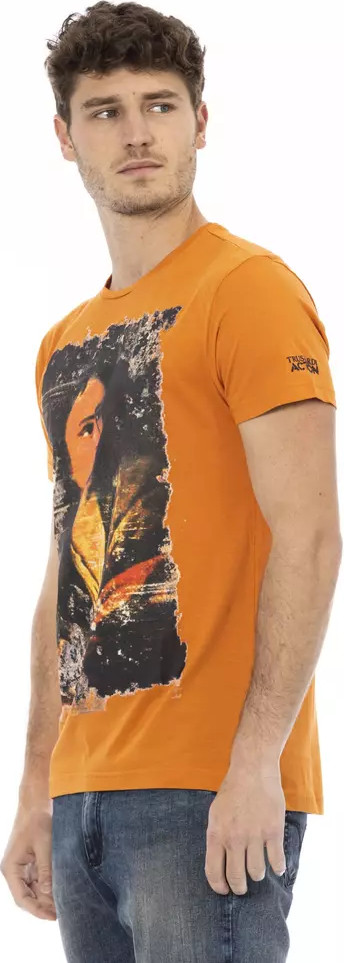 Trussardi Action Orange Short Sleeve T-shirt