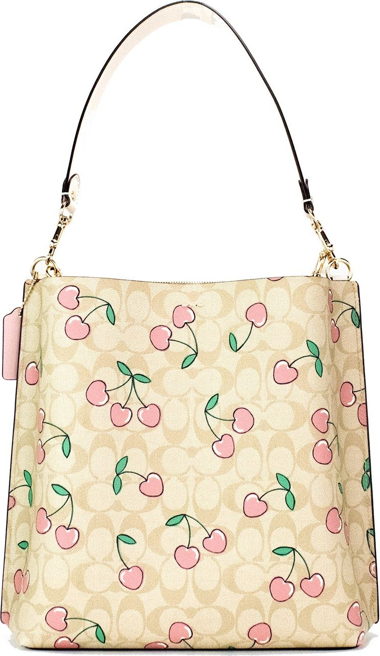 Sumka Coach Mollie Heart Signature Coated Canvas Bucket Sumkasi