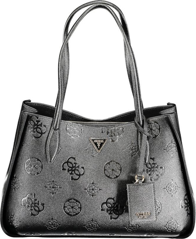 Handbag Guess Shoes Black Polyethylene