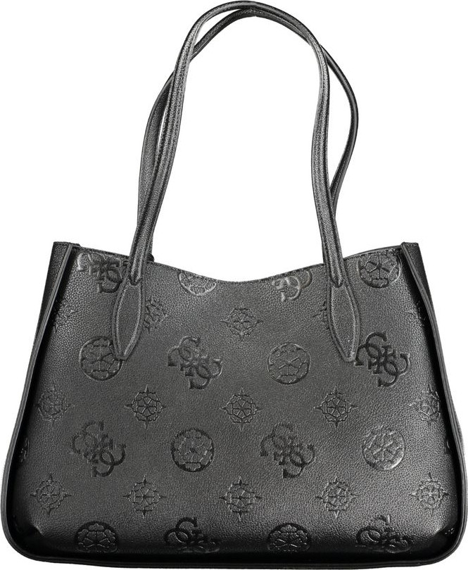 Handbag Guess Shoes Black Polyethylene