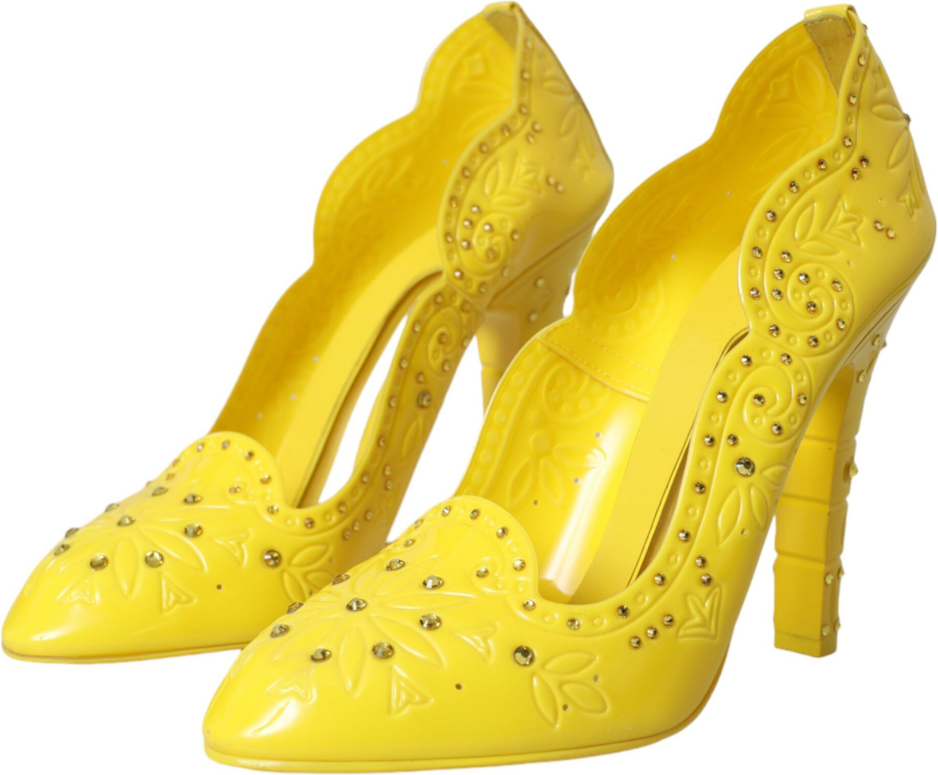 Oyoq kiyimlari Sariq Kristall CINDERELLA Pumps Dolce & Gabbana