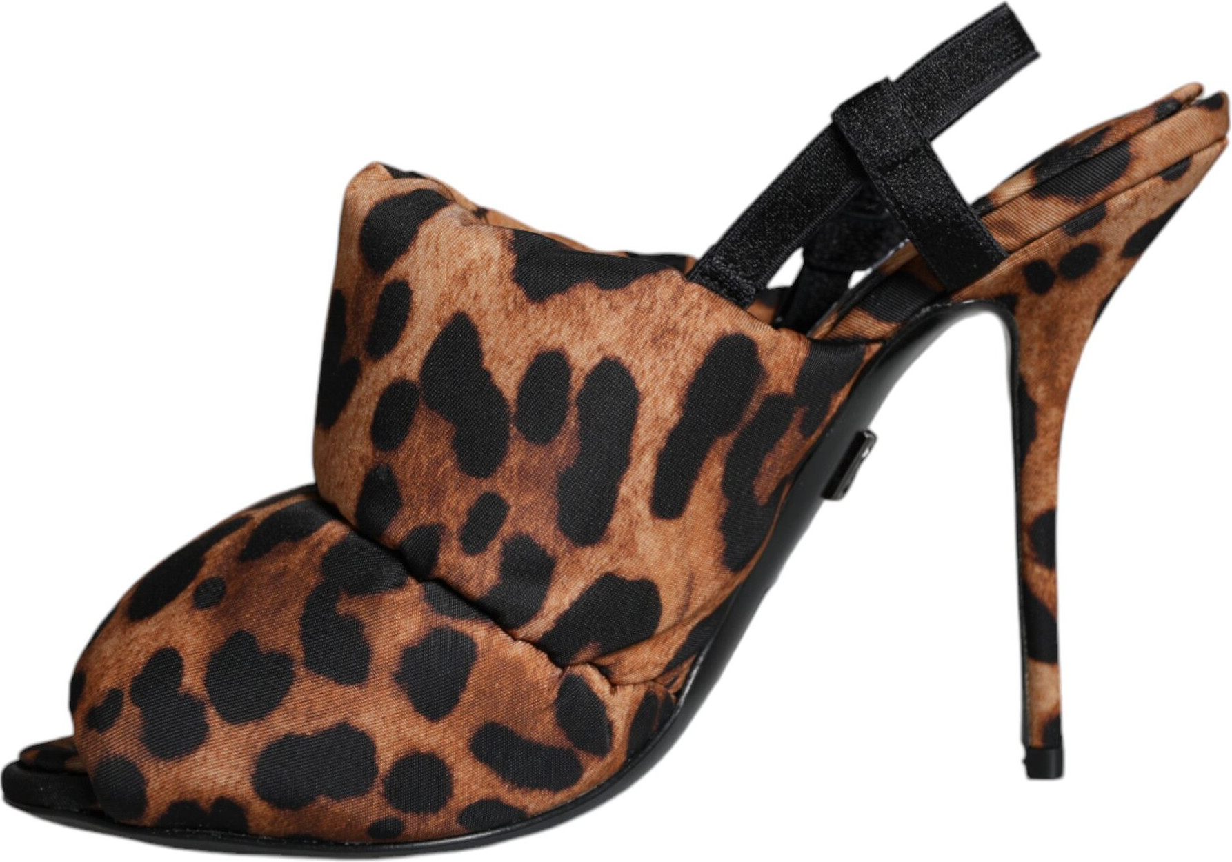 Dolce & Gabbana Jigantlar jigarrang leopard Keira Slingback poyabzal