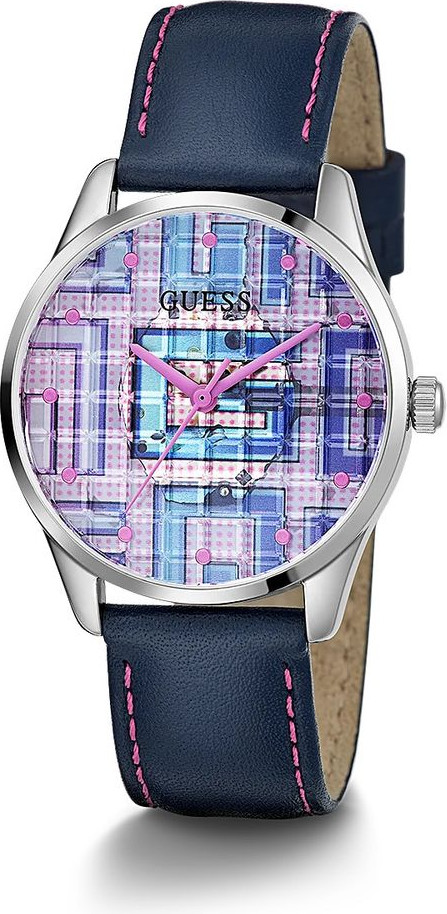 Watch GUESS Blue Leather