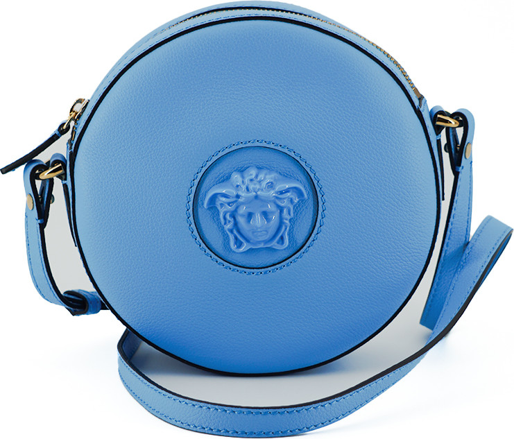 Сумка через плечо Versace Chic Синяя Кожа