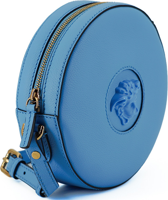 Сумка через плечо Versace Chic Синяя Кожа