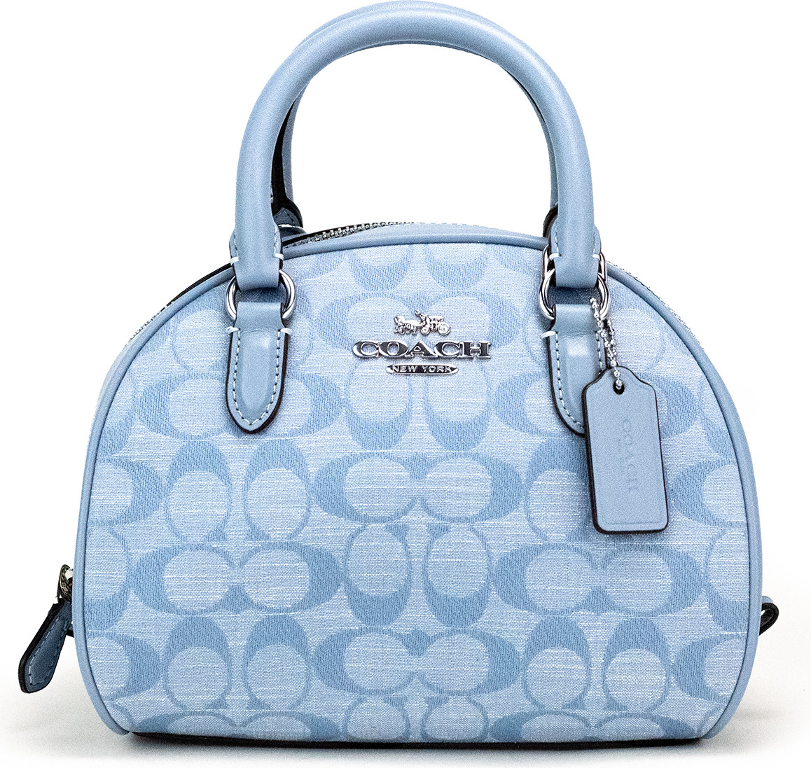 Сумка-портфель Coach Signature Chambray Canvas