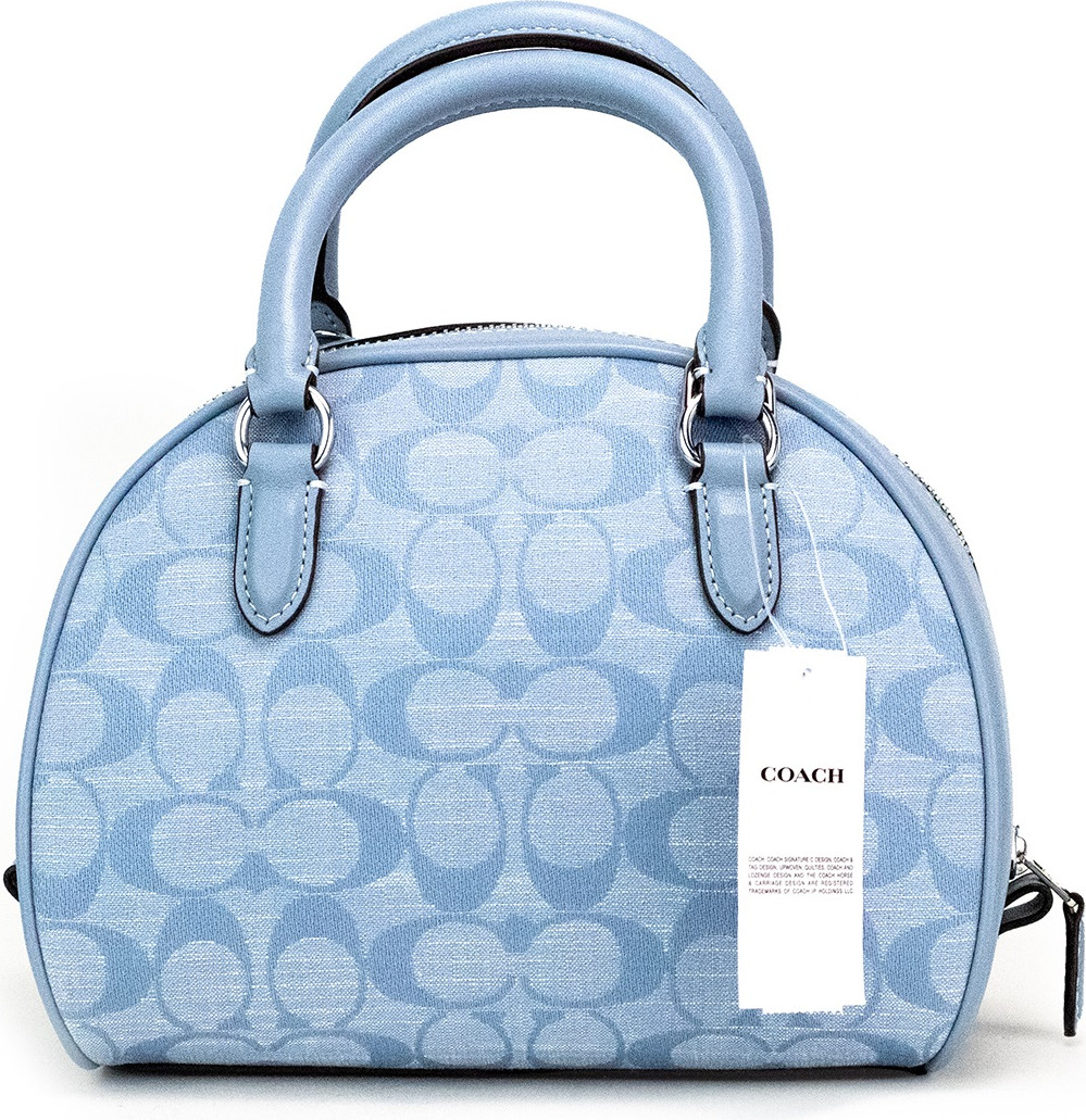 Сумка-портфель Coach Signature Chambray Canvas
