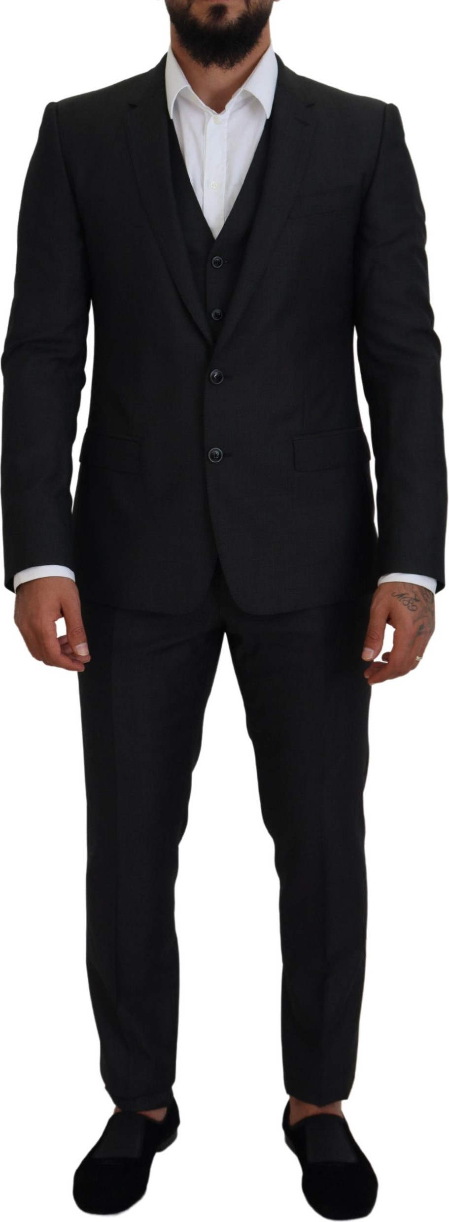 Suit Gray MARTINI Dolce & Gabbana