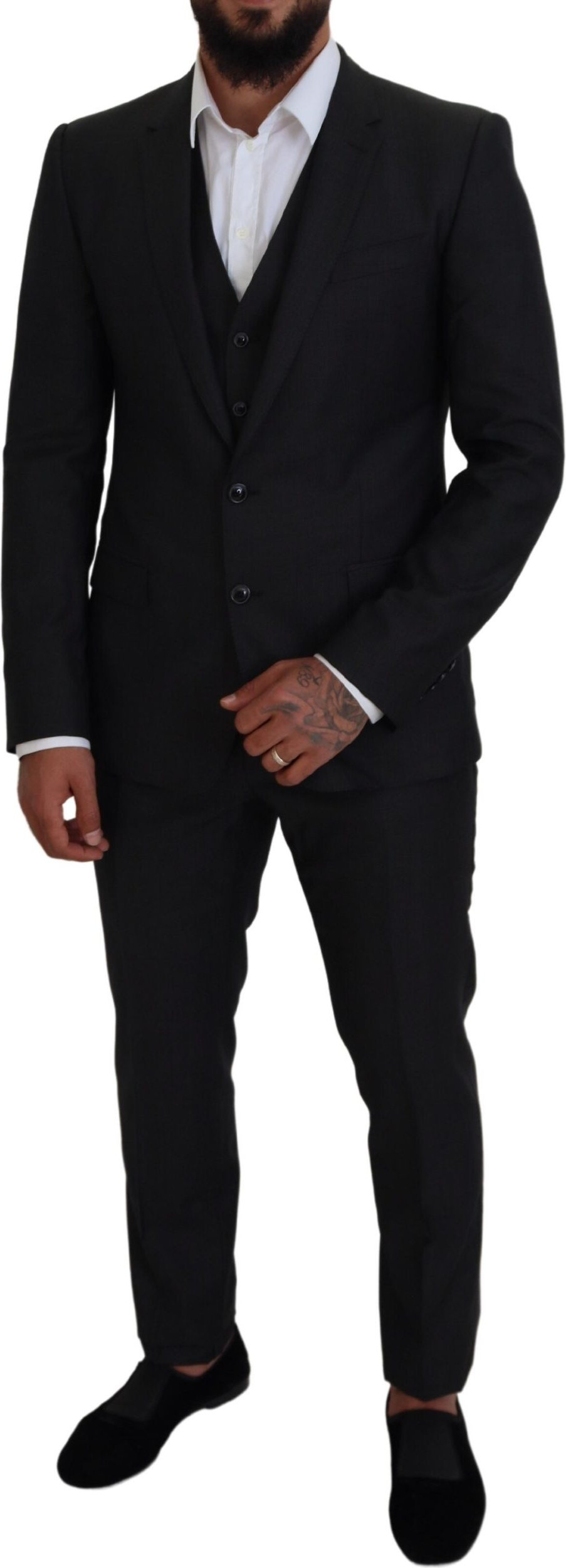 Suit Gray MARTINI Dolce & Gabbana