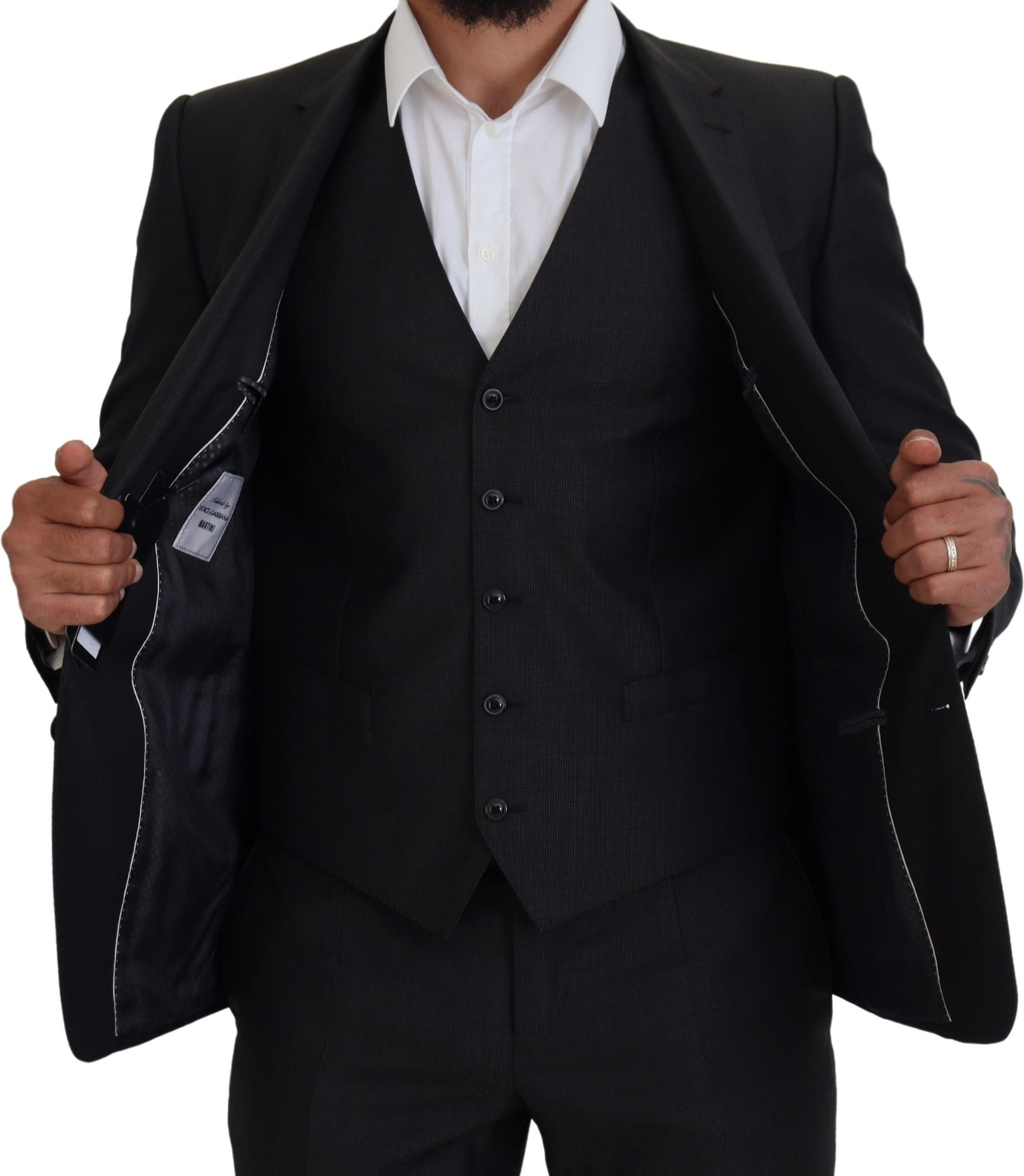 Suit Gray MARTINI Dolce & Gabbana