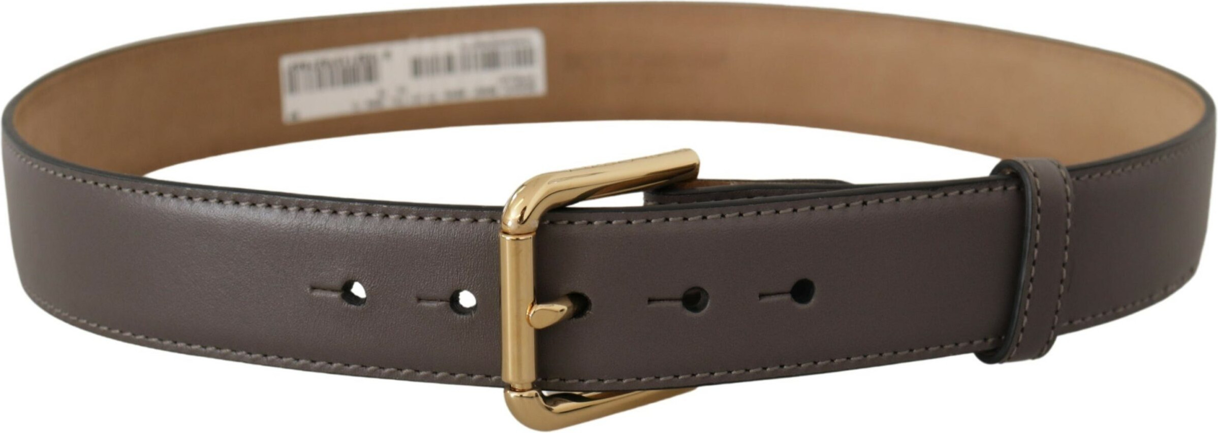 Belt Dolce & Gabbana Elegant Engraved Buckle Leather