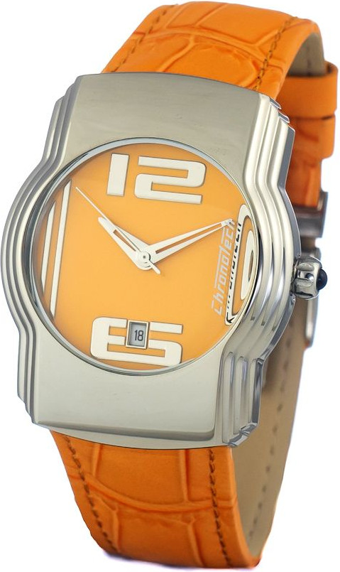 Watch Chronotech Orange Leather